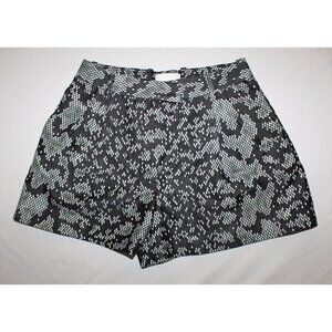 3.1 Phillip Lim Women's Shorts Snake print Black & green Size 4 Preppy